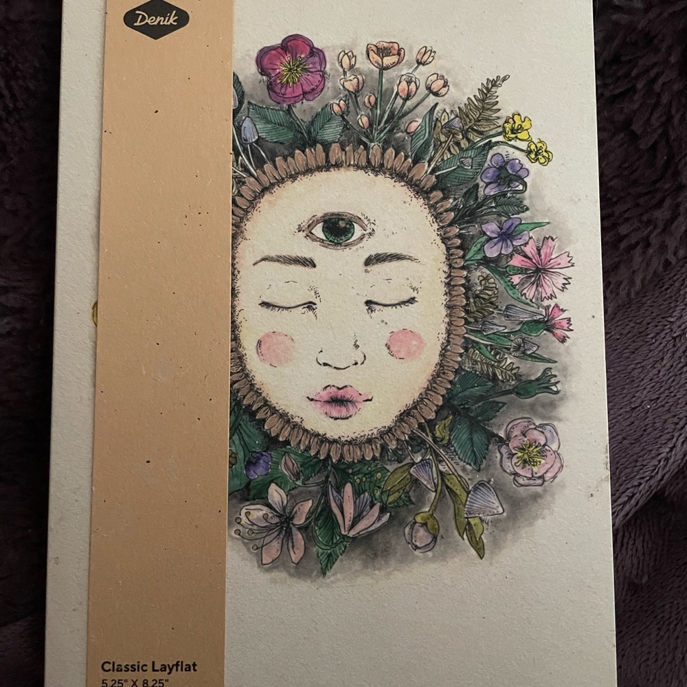 Classic Layflat Art Journal - Floral Design